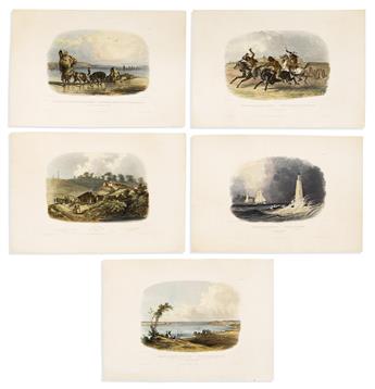 (NORTH AMERICAN ETHNOGRAPHY AND WESTERN TRAVEL.) Karl Bodmer; and Prince Maximilian zu Wied-Neuwied.